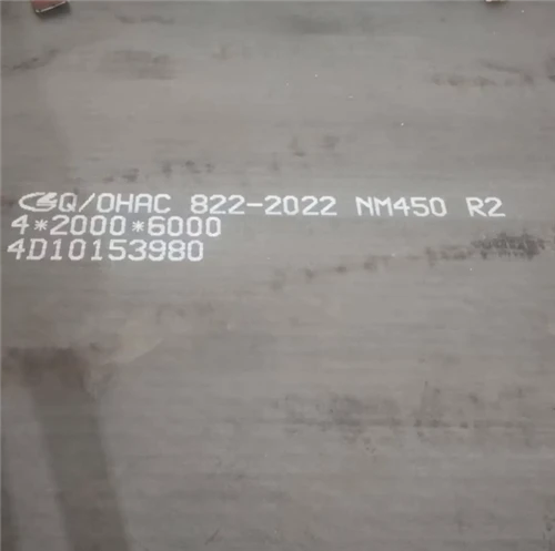 مراکش کو 27.8 ٹن NM450 Wear-مزاحم اسٹیل پلیٹوں کی برآمد
